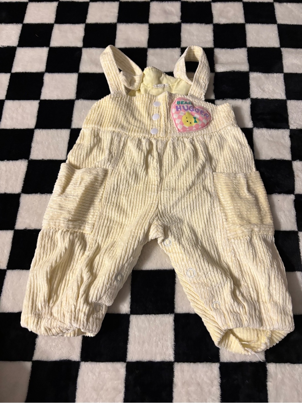0/3 month vintage overalls